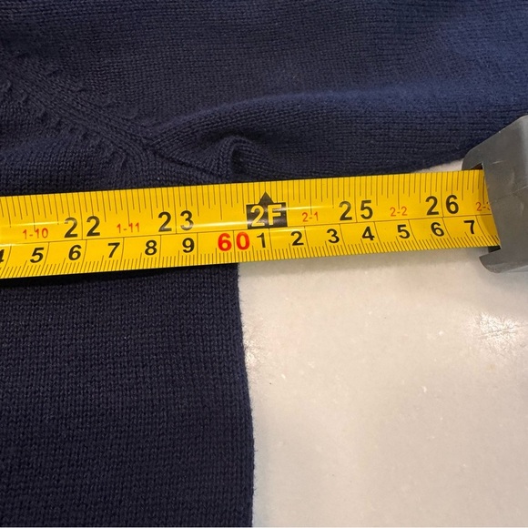 Lauren Ralph Lauren Active  Women's Hooded Zip Up Sweater Navy White Sz 2X NEW - Picture 5 of 11